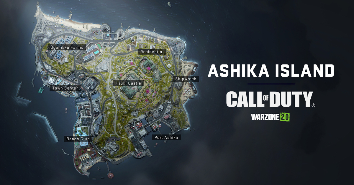 Aqui está uma primeira olhada no novo mapa Resurgence de Warzone 2, Ashika Island