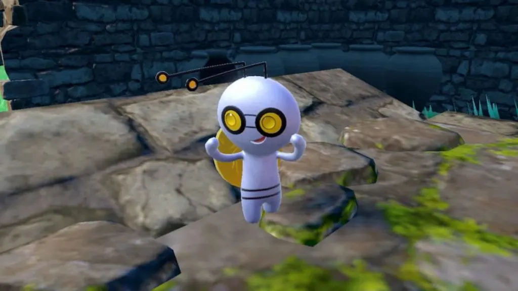 A forma itinerante de Gimmighoul em Pokémon Scarlet & Violet