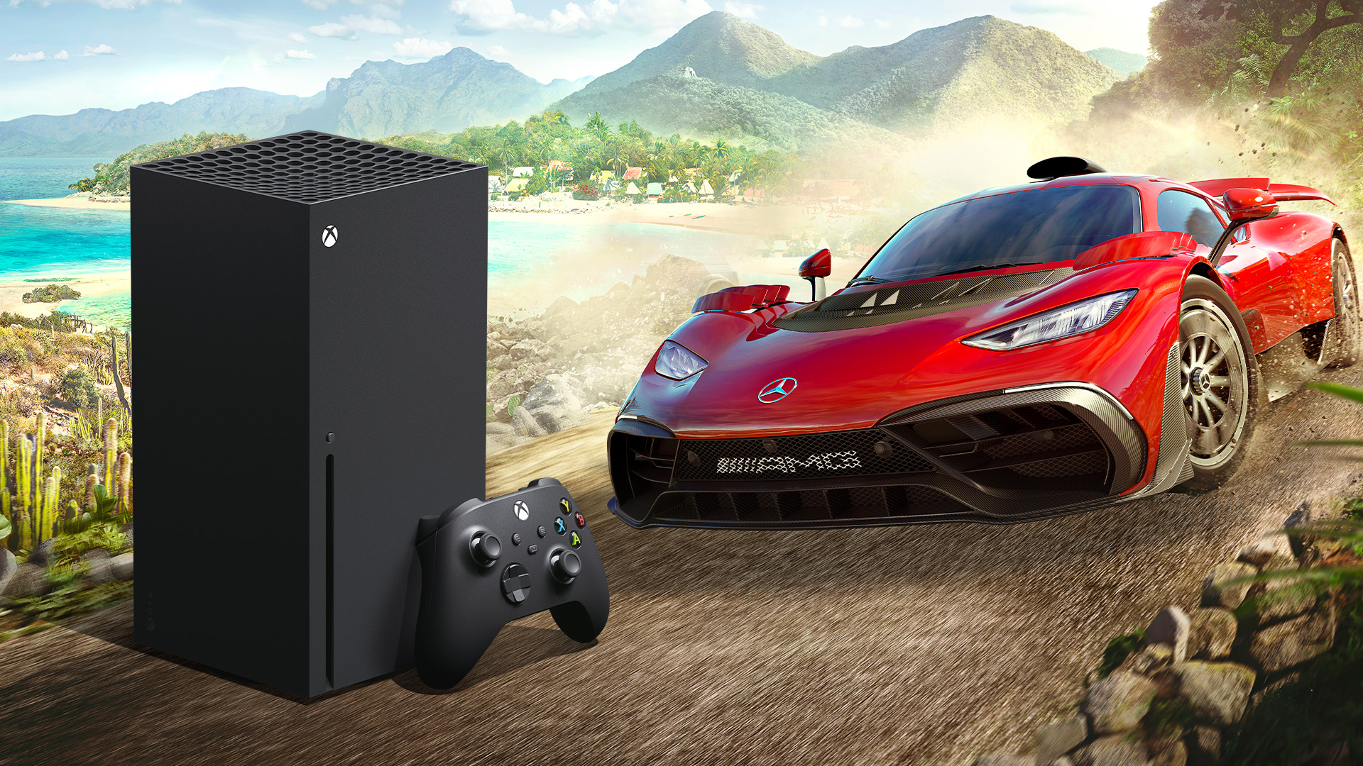 Impulsione sua aventura com o pacote Xbox Series X e Forza Horizon 5 Premium Edition