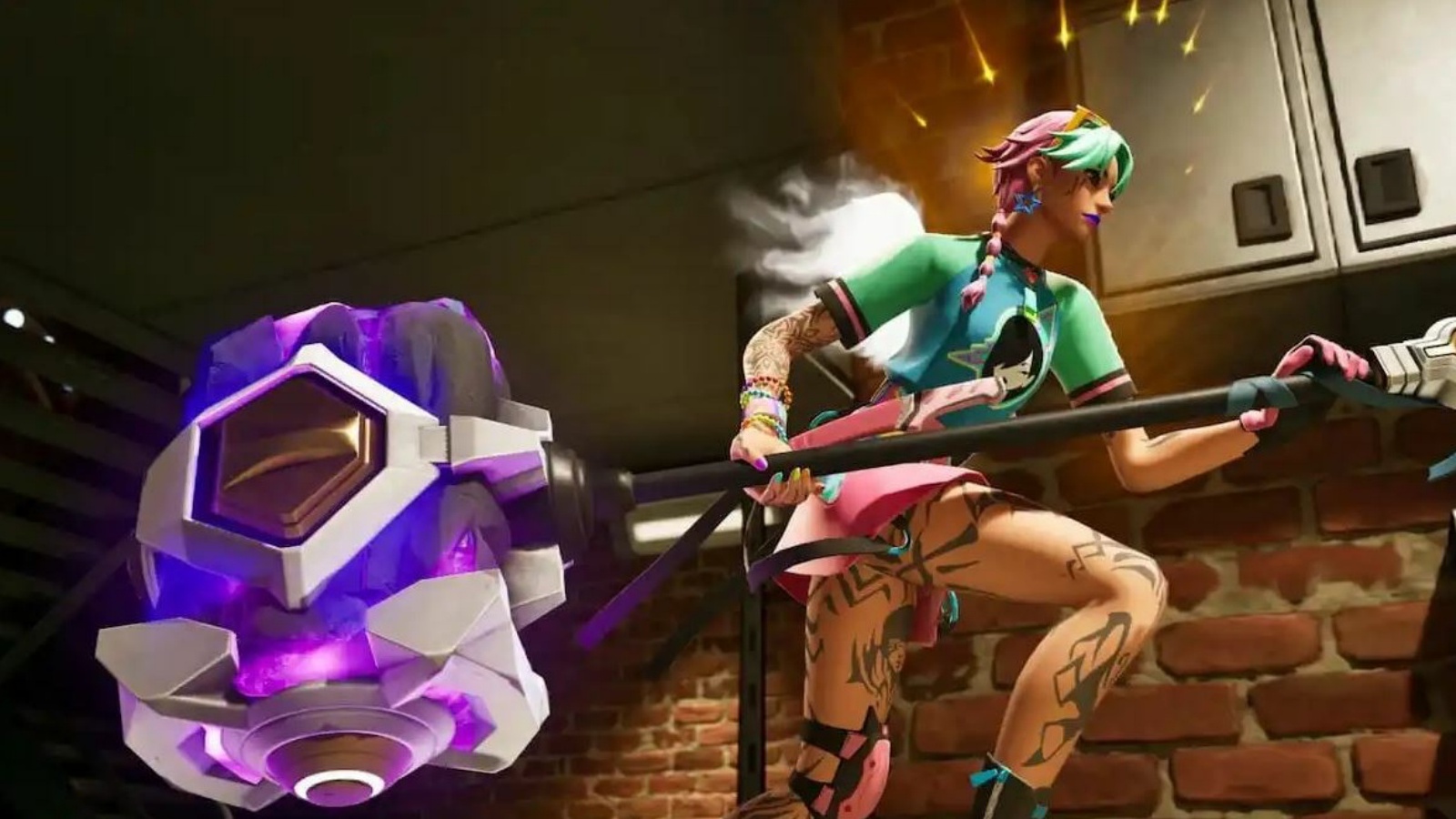 Jogadores de Fortnite divididos sobre novo nerf Shockwave Hammer