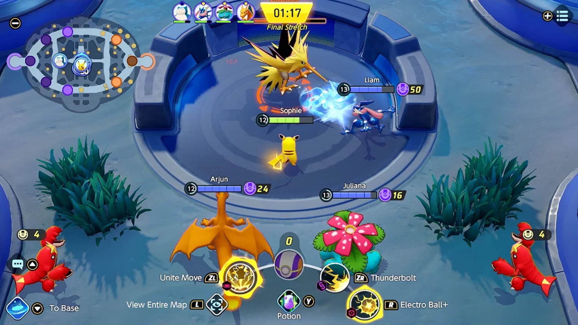 Pokemon UNITE Atualização 1.8.1.6 Mudanças de personagem
