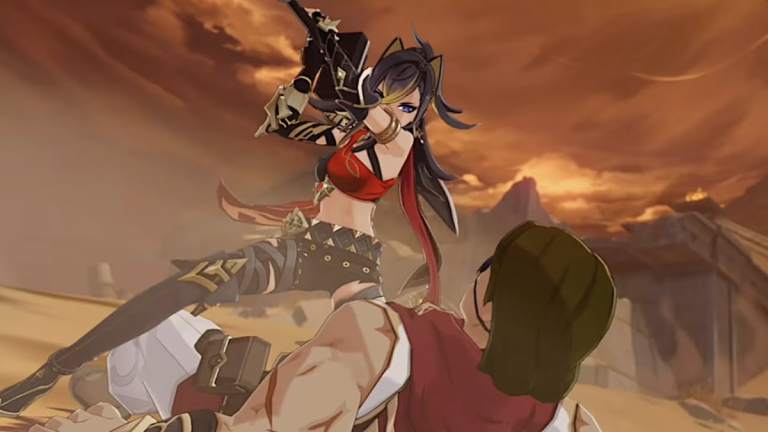 Splash art de Dehya & Mika, pele de Kaeya supostamente revelada em vazamentos de Genshin Impact