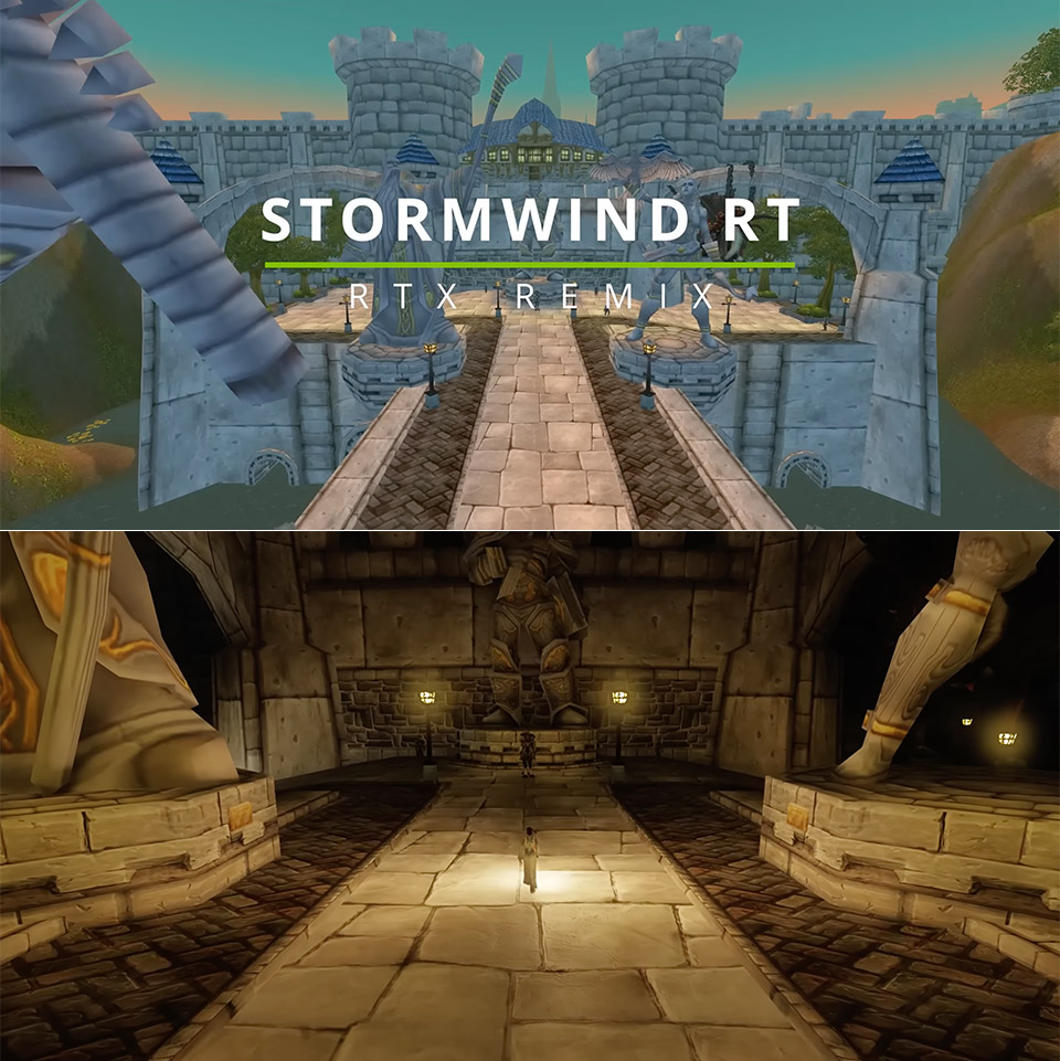 Stormwind City do World of Warcraft Classic recebe NVIDIA RTX Remix Makeover com Full Ray Tracing