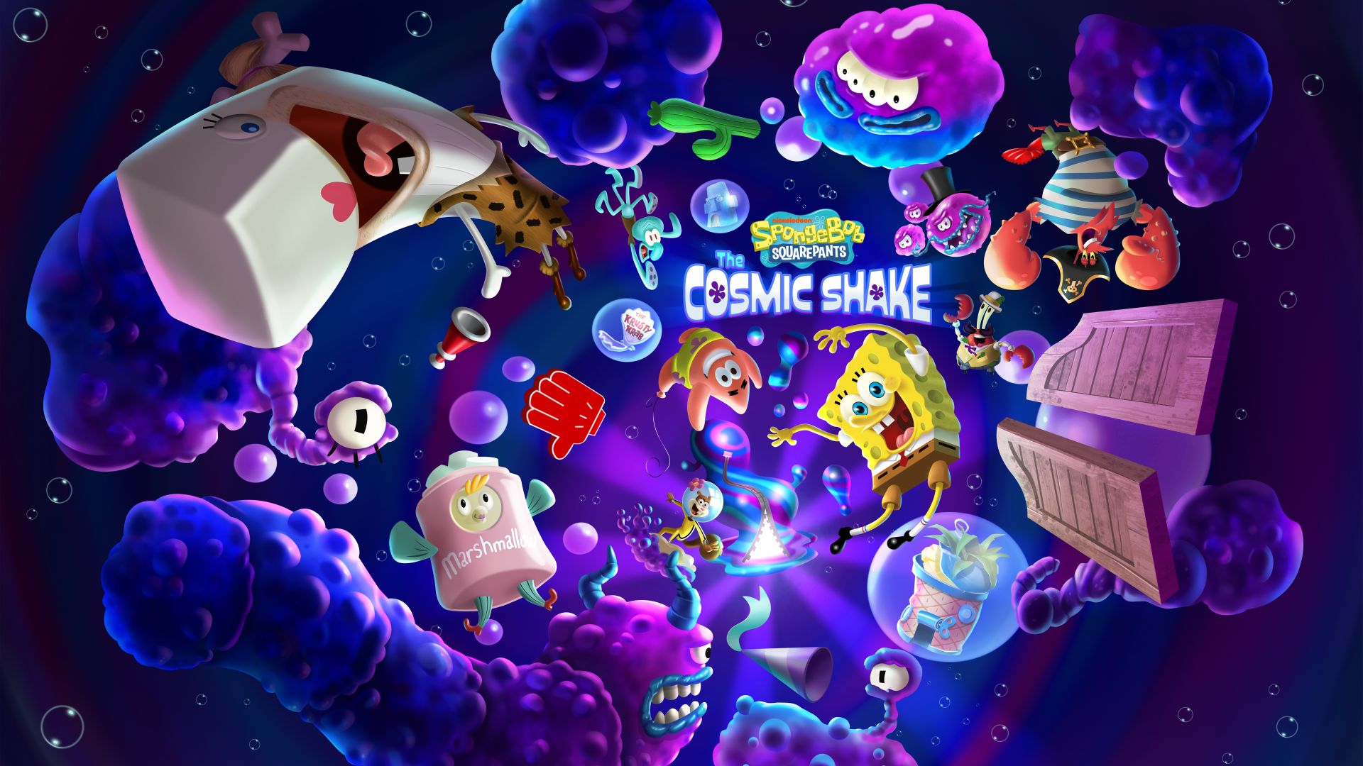 Restaure a própria estrutura do universo em SpongeBob SquarePants: The Cosmic Shake, disponível agora para Xbox