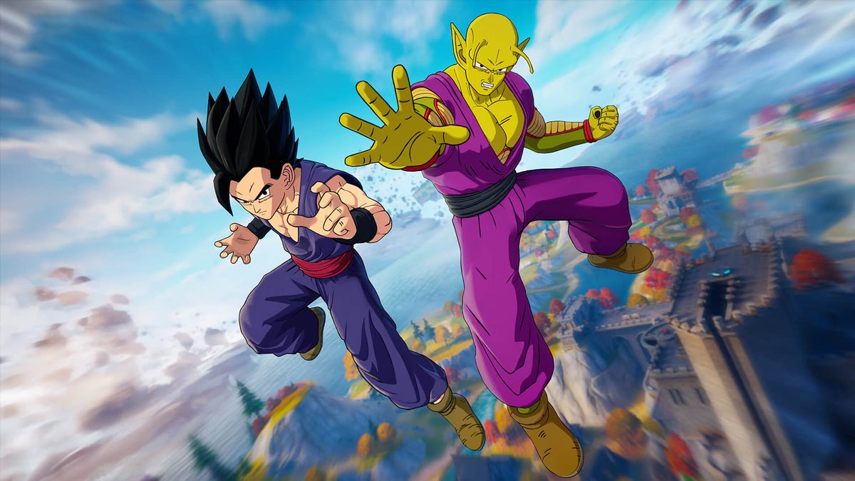 A segunda colaboração de Dragon Ball de Fortnite traz Piccolo e Gohan