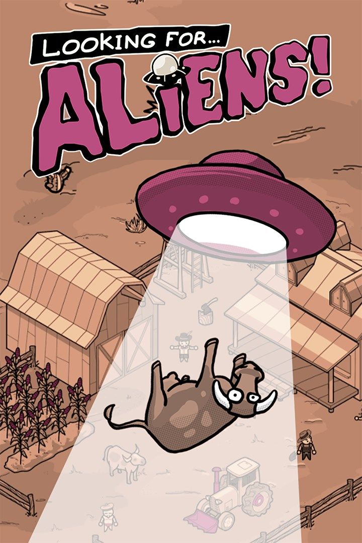À procura de alienígenas arte da caixa