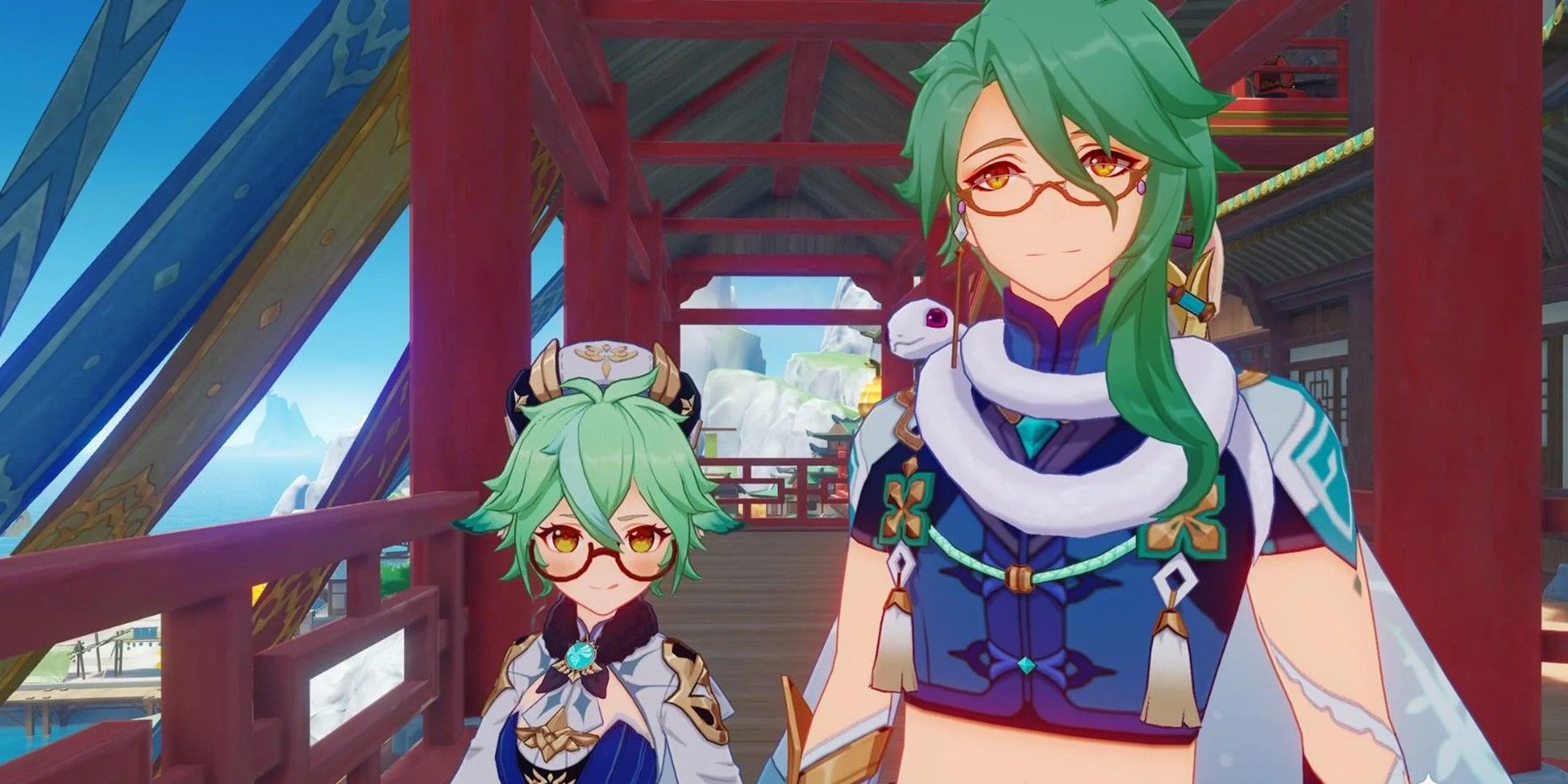 Genshin Impact Sacarose e Baizhu