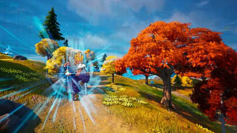 Como combater Kamehameha e Deku's Smash em Fortnite