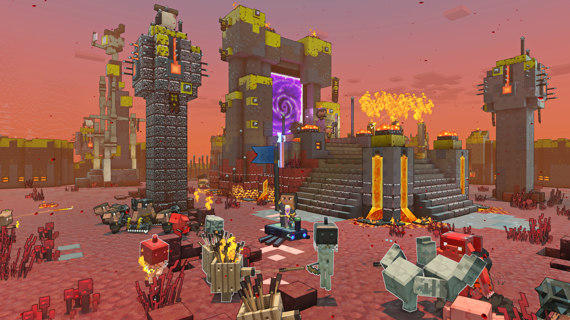 Captura de tela do Minecraft Legends