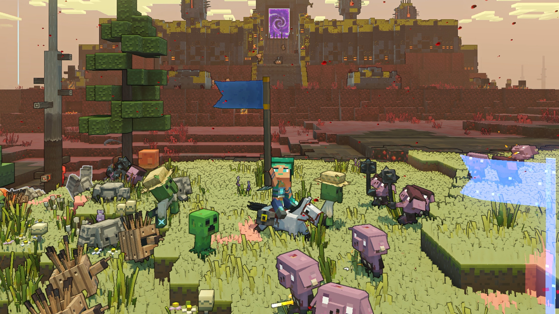 Captura de tela do Minecraft Legends