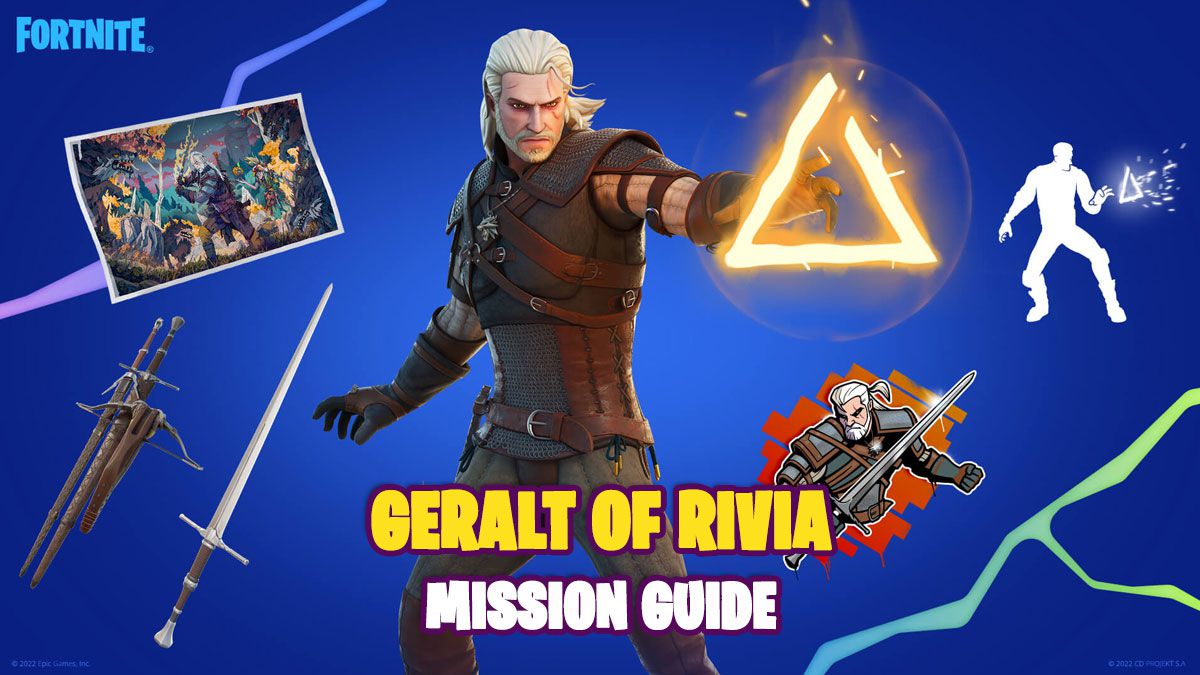 Geralt de Rivia em Fortnite: Como conseguir sua roupa completando suas missões