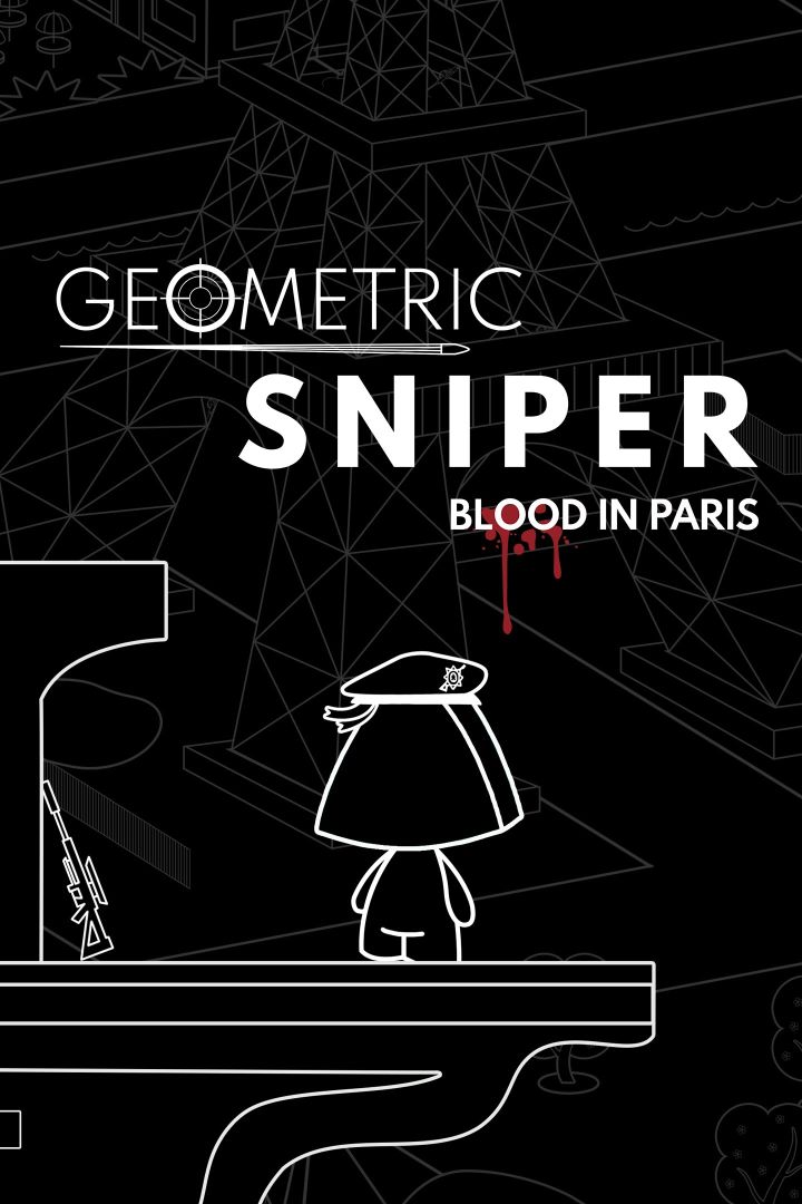 Sniper Geométrico - Sangue em Paris Arte da Caixa
