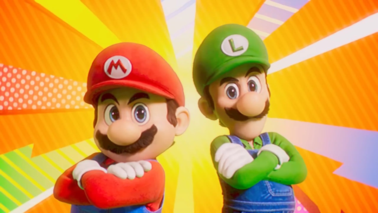 Lançamento comercial e site do filme Super Mario Bros.