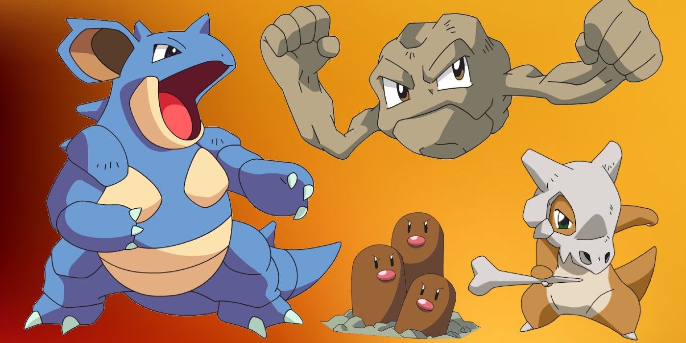 Diferentes Pokémon do tipo Ground que podem ser usados ​​como contadores para Registerll em Pokemon Go