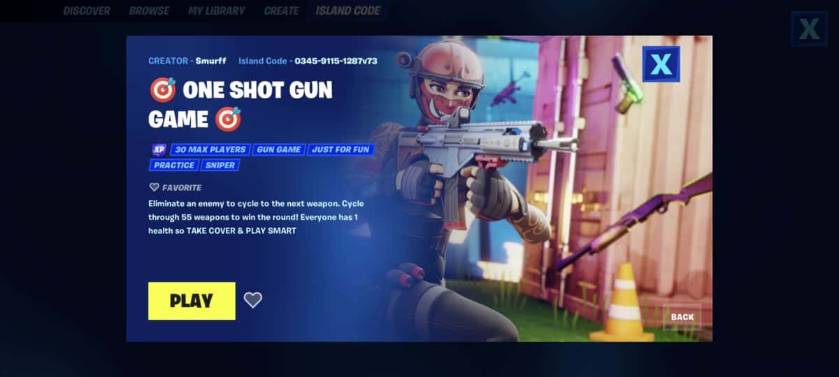 Criativo Fortnite