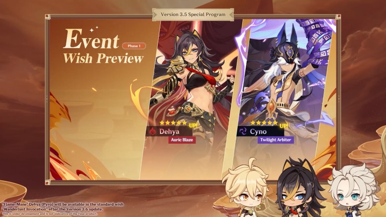 Genshin Impact, todas as novidades da versão 3.5 e na data de lançamento! 