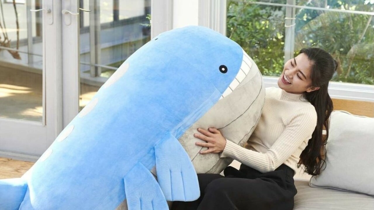 Aleatório: Este Pokémon de pelúcia Wailord oficial pode realmente esmagar você