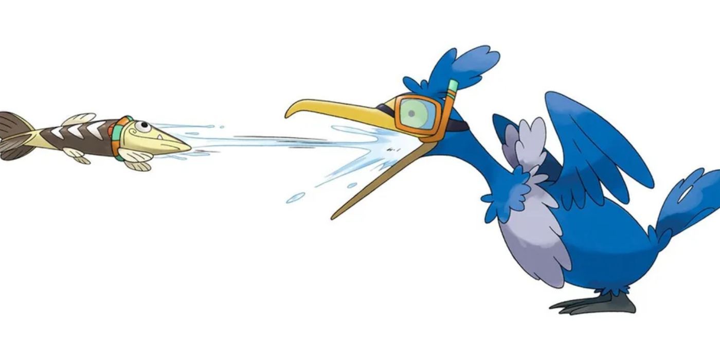 Arte do fã Cremorant Underwater Holowear, Pokemon Unite