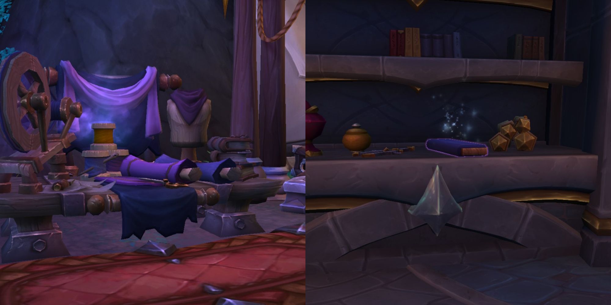 Tear de alfaiataria de Dragonflight de World Of Warcraft e tesouros de conhecimento