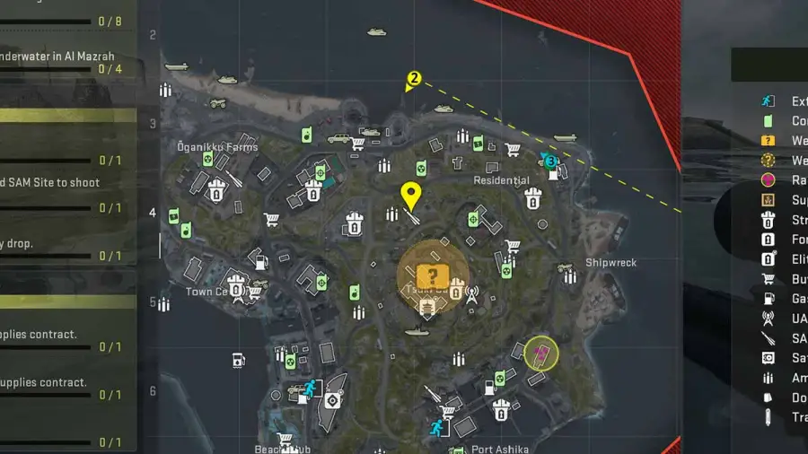 Localização da chave da caixa de ferramentas DMZ Combat Engineer - Warzone 2