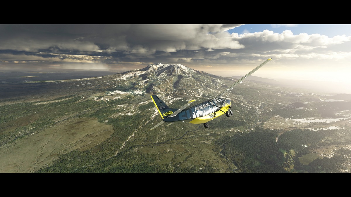 Captura de tela do Microsoft Flight Simulator Nova Zelândia