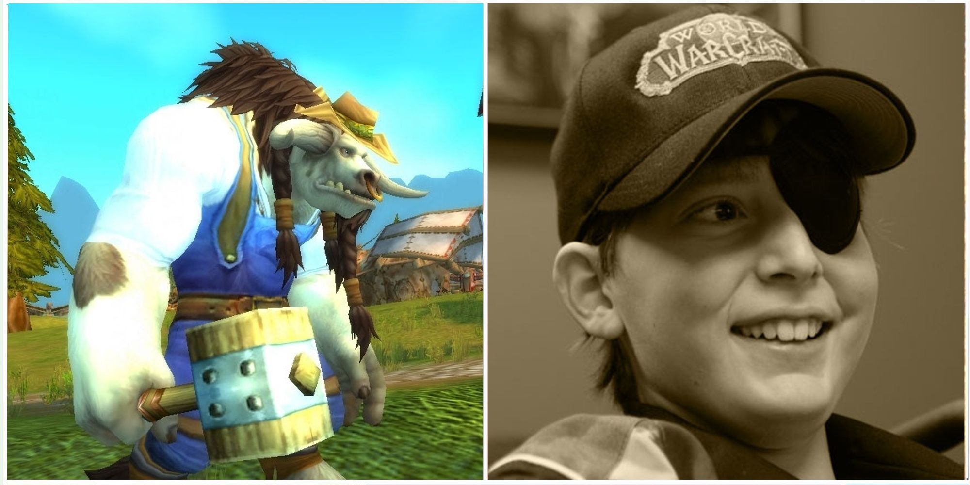 o NPC Ahab Wheatoof que Ezra Chatterton projetou através da Make-A-Wish Foundation-1
