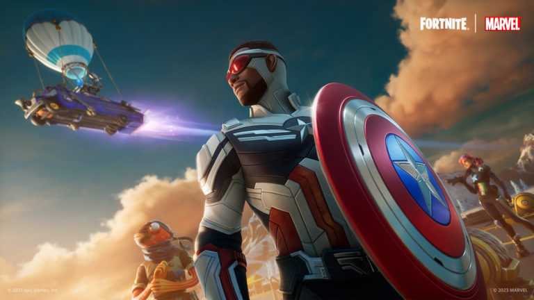 A mais recente colaboração Fortnite X Marvel apresenta um novo Capitão América