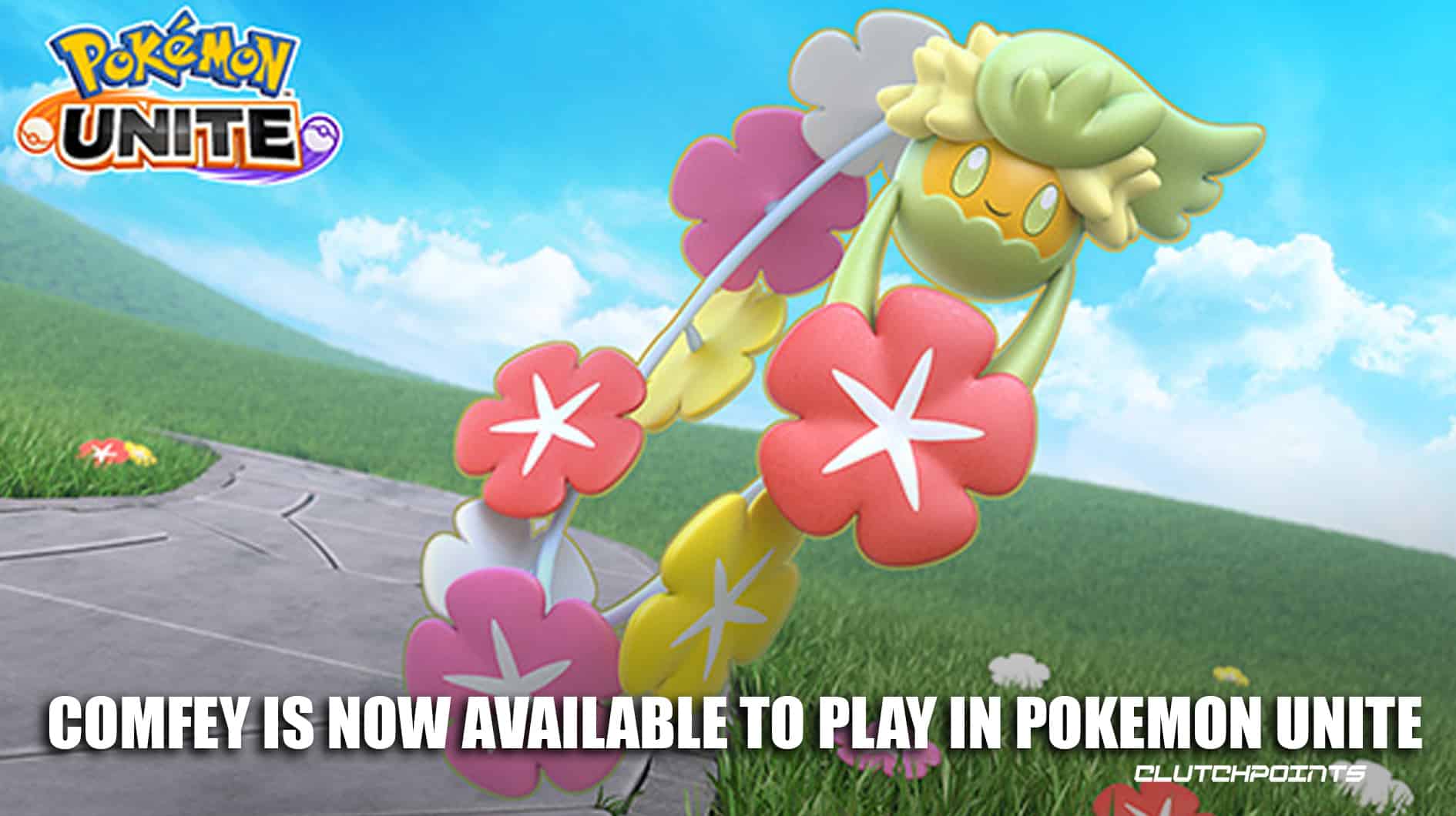 Comfey agora está disponível para jogar em Pokemon UNITE