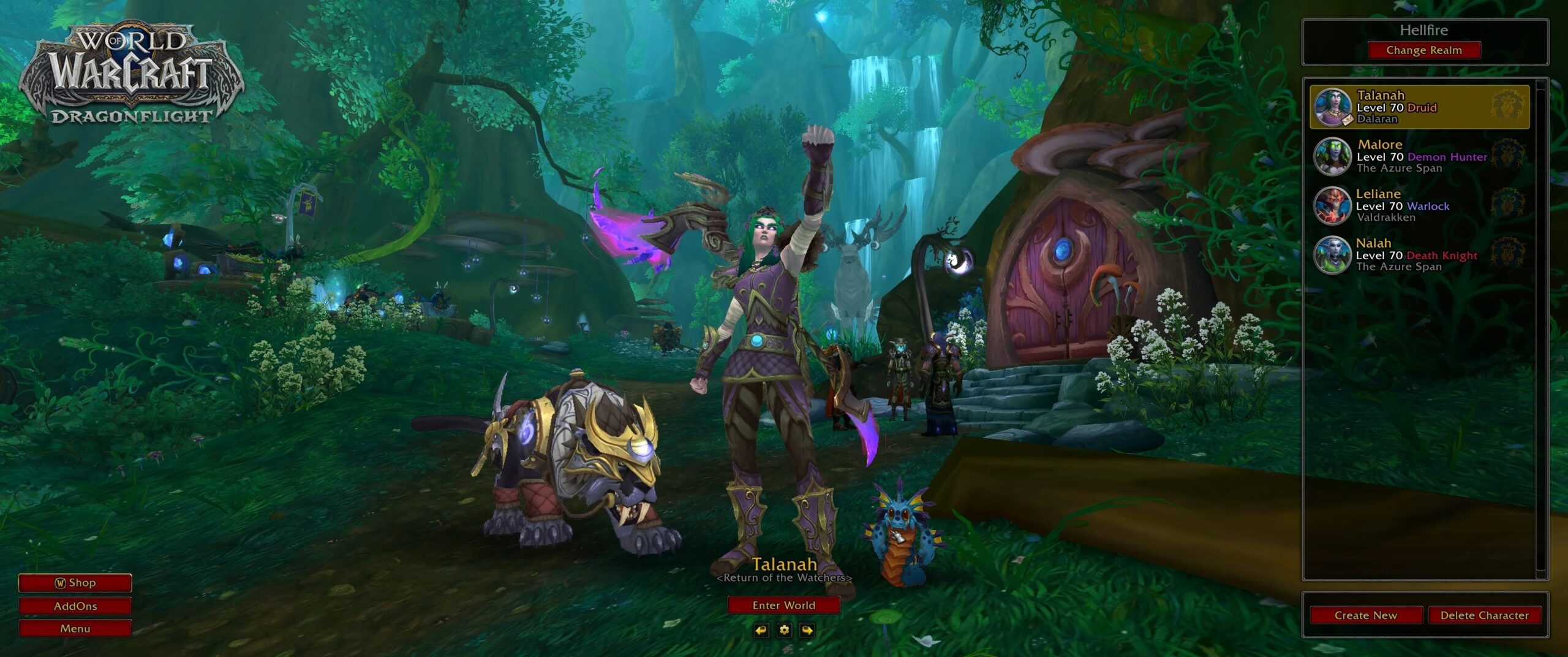 Fã reinventa a tela de seleção de personagens de World of Warcraft - destaque da comunidade