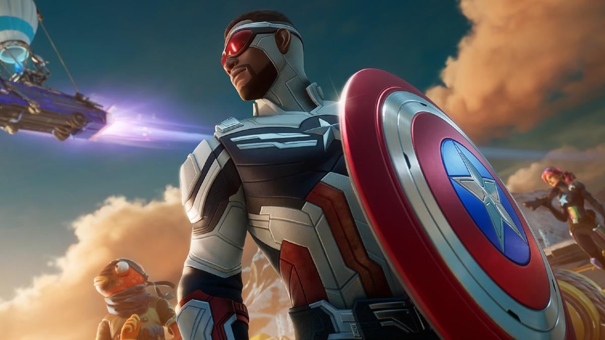 Fortnite adiciona o Capitão América de Sam Wilson