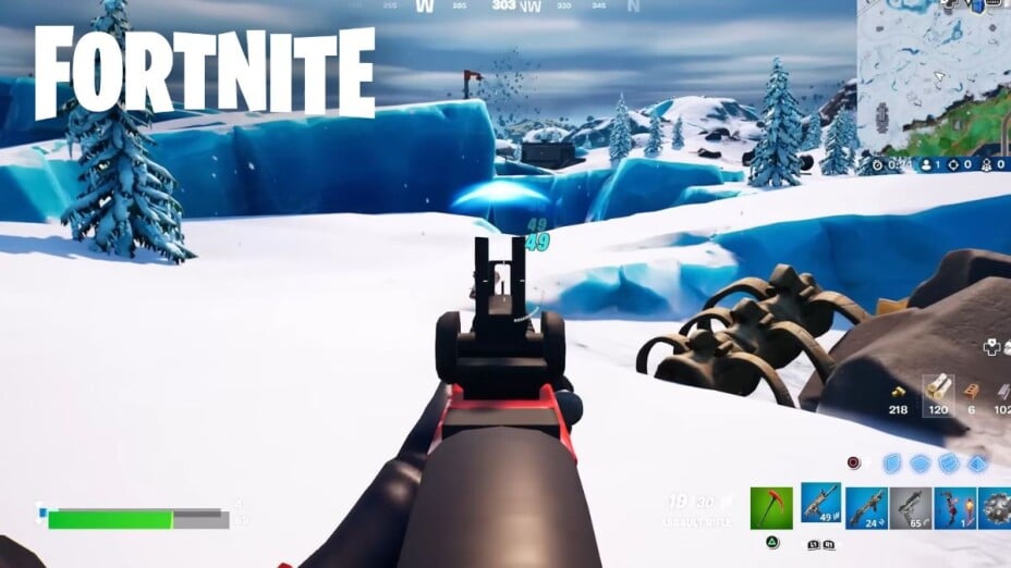 Fortnite: o modo FPS, déjà disponible graça a esta falha!