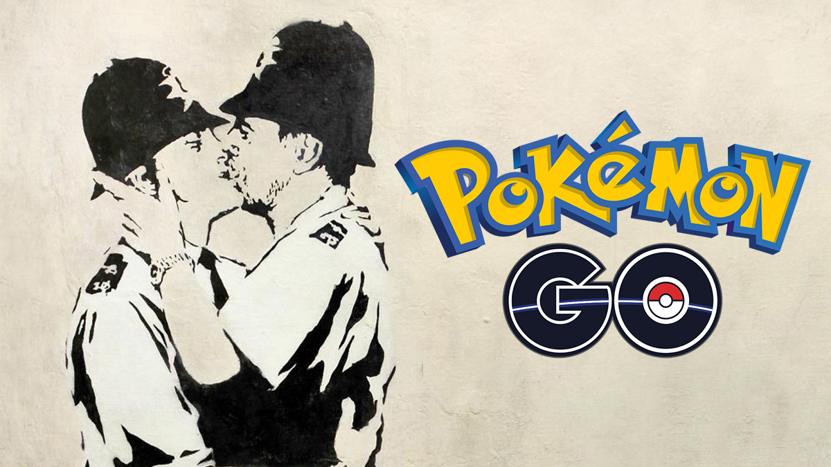 Pokemon Go player shares favorite Pokestop of police officers making out