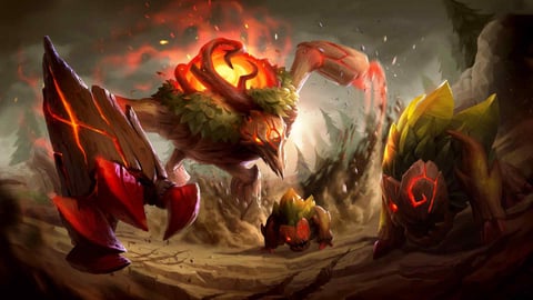 Cabeçalho Red Buff League of Legends