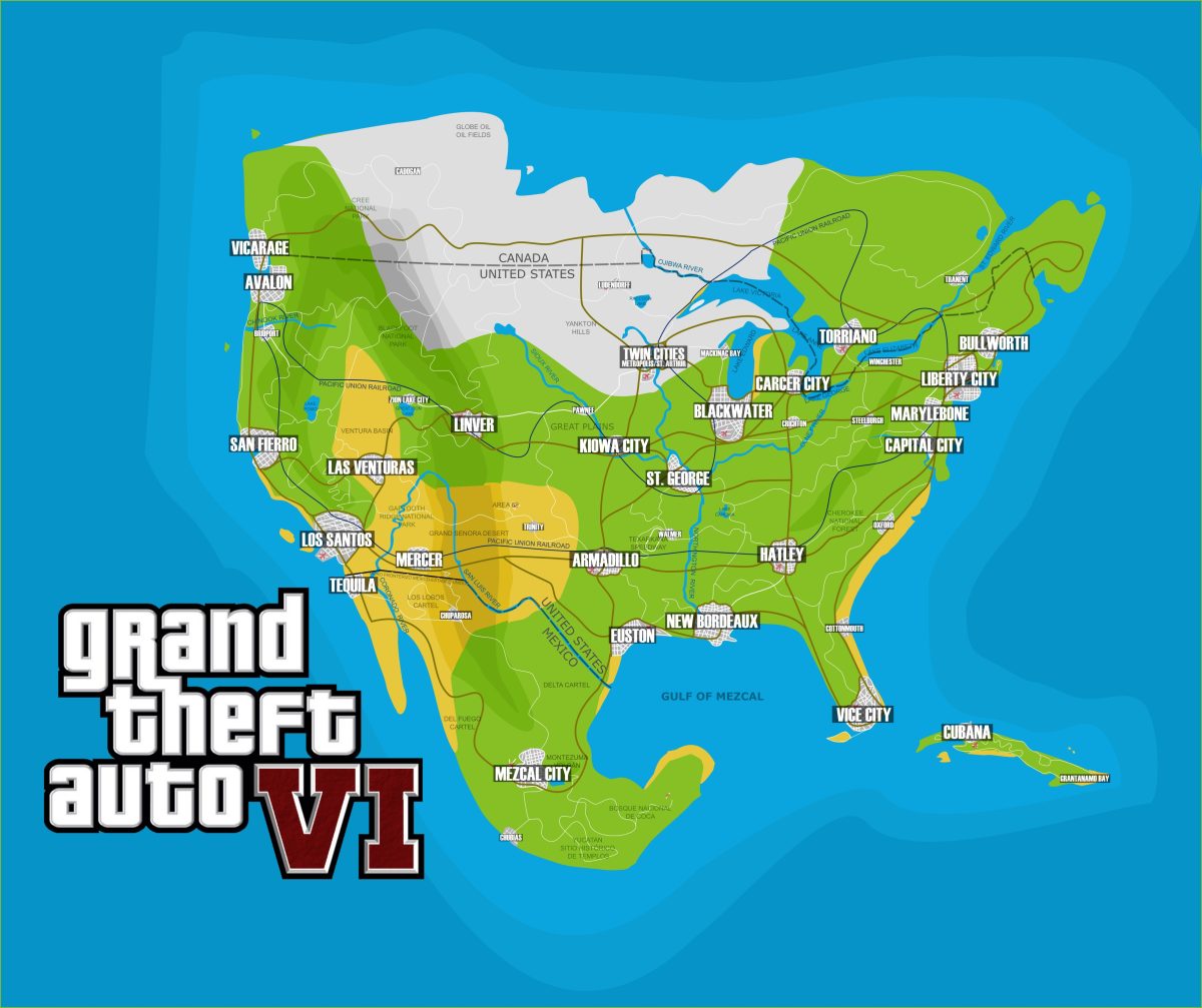 Mapa do GTA 6
