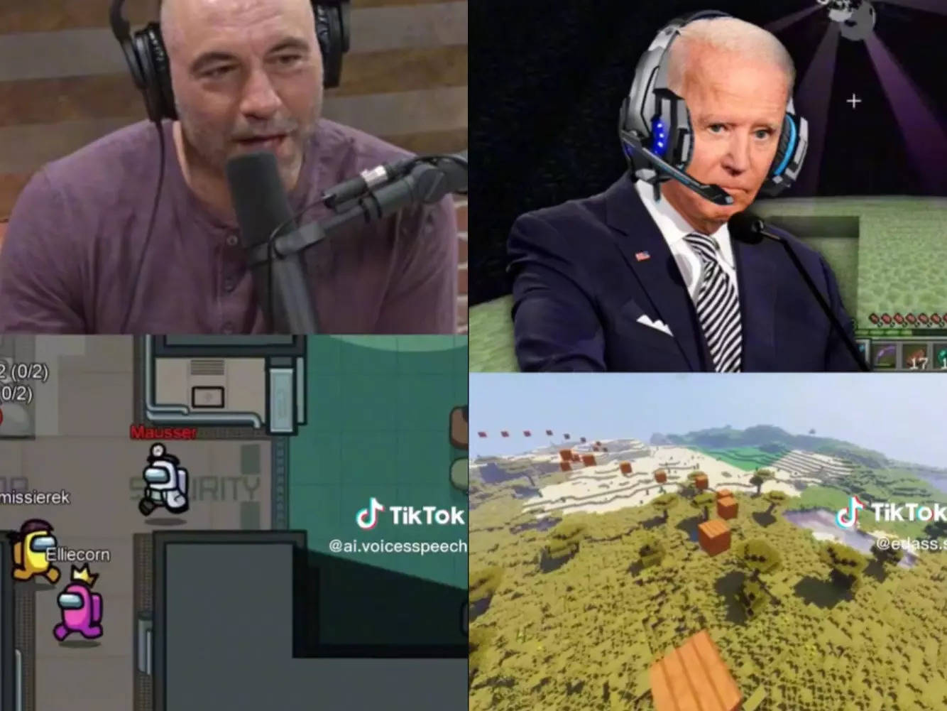 Os TikTokers estão usando IA para fazer Joe Biden falar sobre "pegar vadias", Obama abandonar a gíria do Minecraft e Trump se gabar de como ele é ótimo no Fortnite