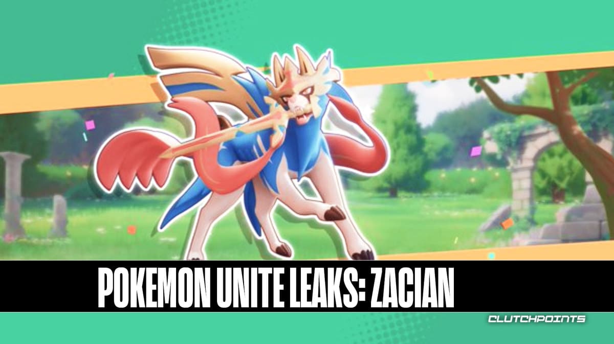 Vazamentos de Pokemon UNITE: Zacian