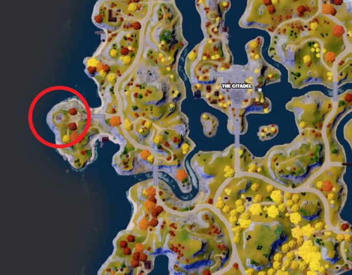 Ruínas Reais em Fortnite.