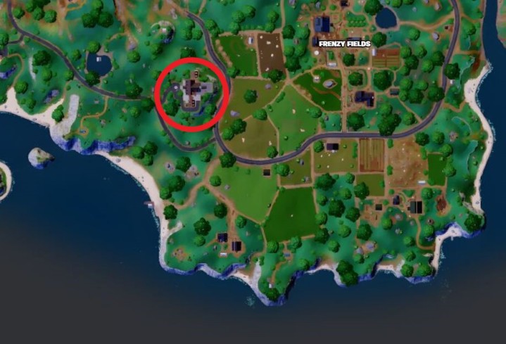 Mansão Meadow em Fortnite.