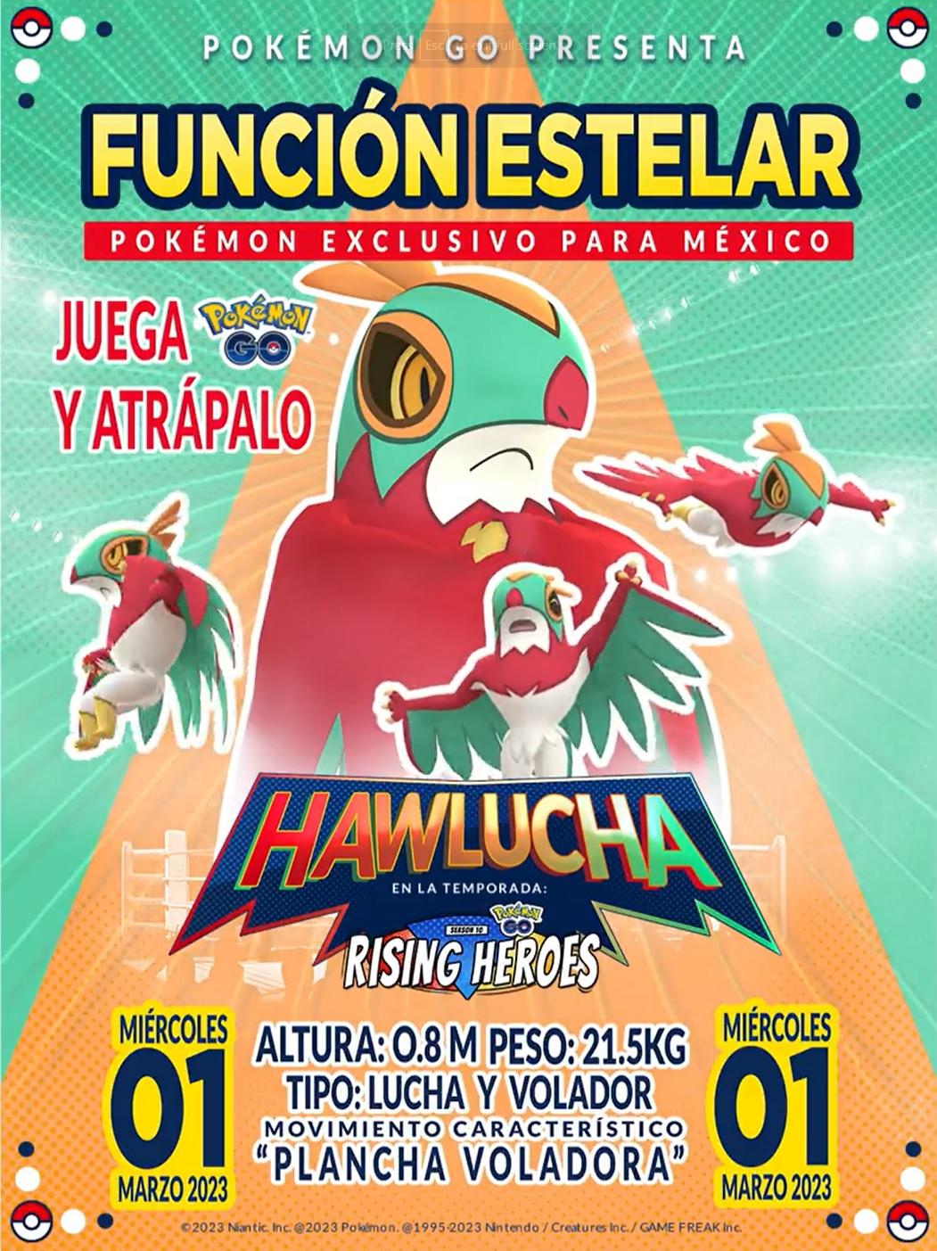 Pôster Hawlucha Pokémon GO
