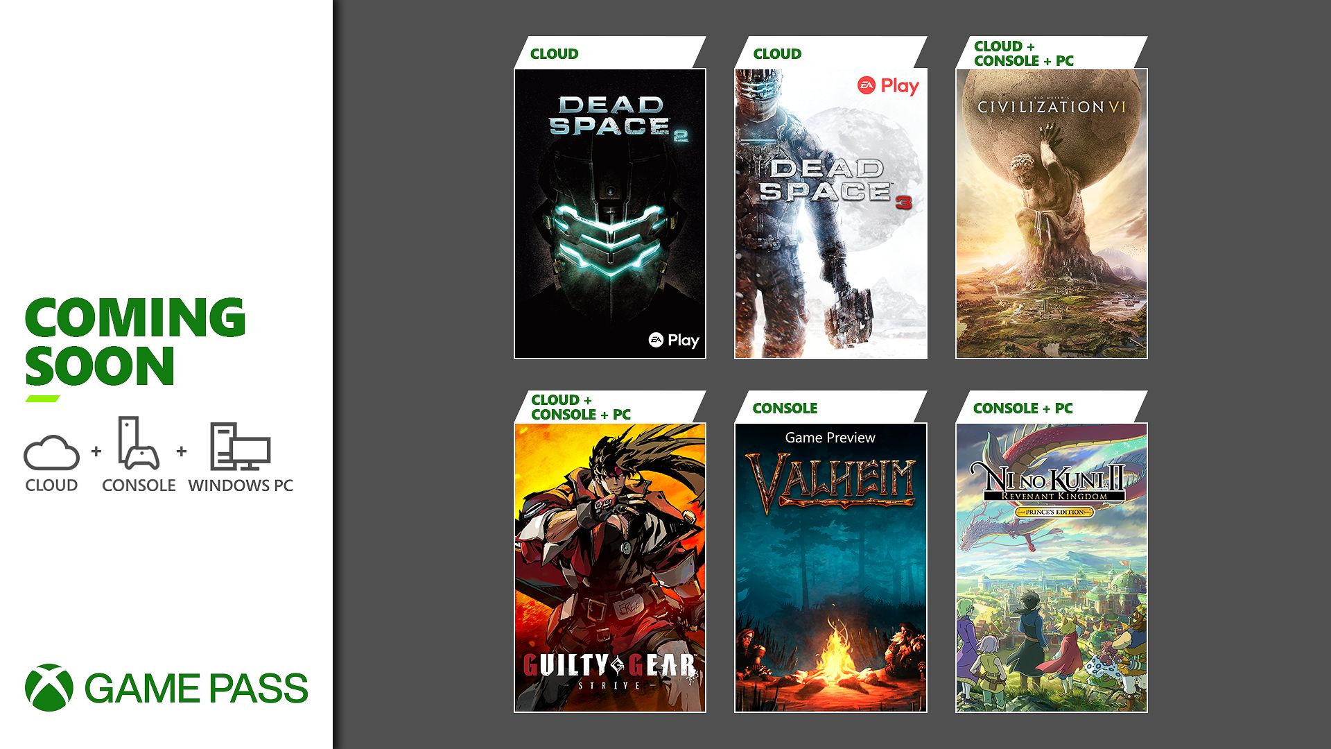 Chegando ao Xbox Game Pass: Guilty Gear -Strive-, Sid Meier's Civilization 6, Valheim e mais
