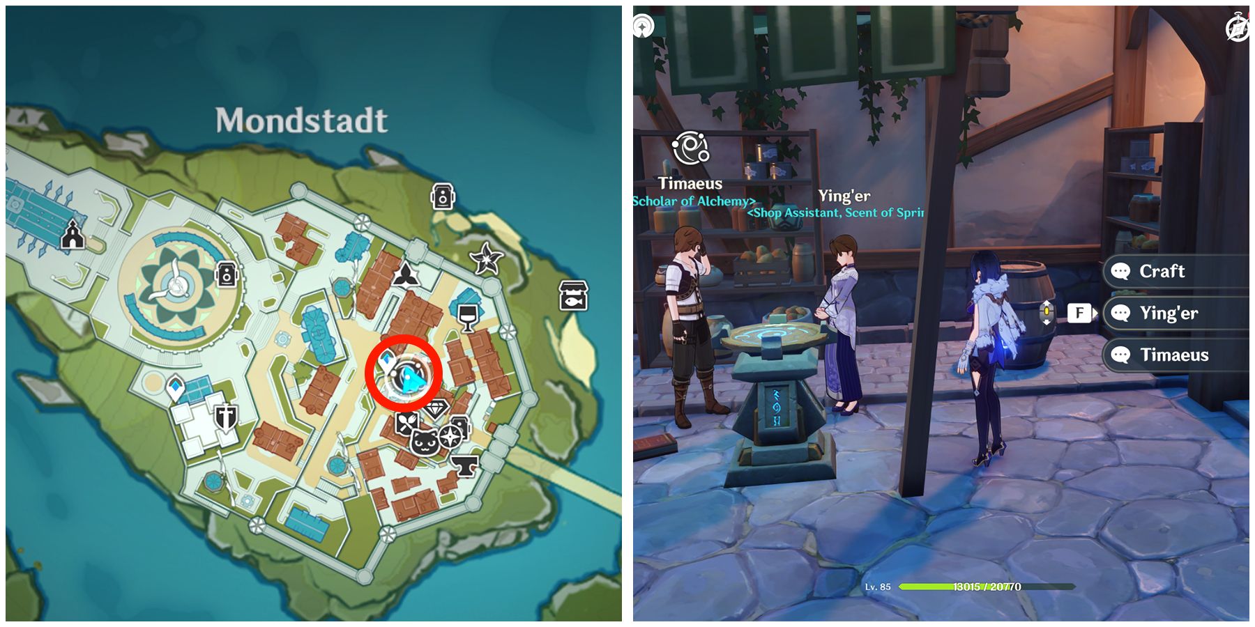 localização de timaeus no impacto de genshin