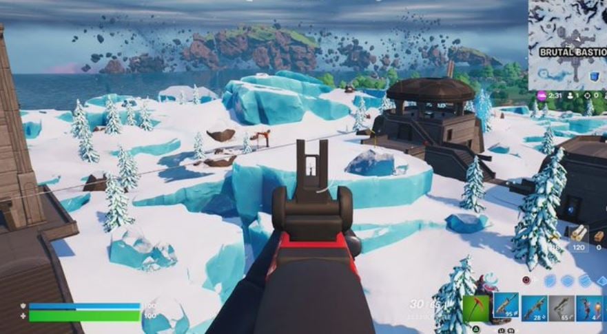 Modo primeira pessoa do Fortnite