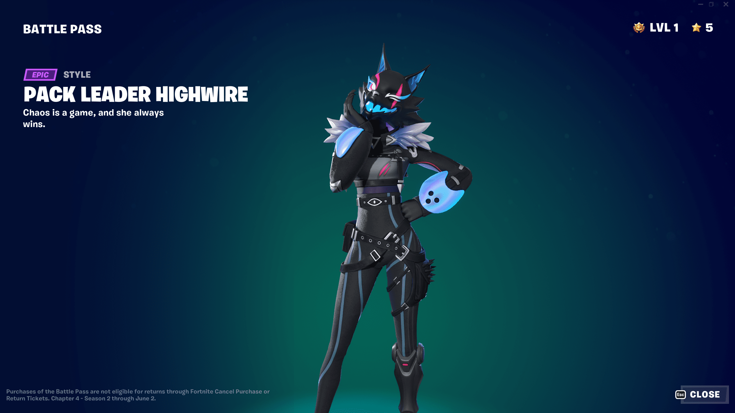 Highwire Fortnite Capítulo 4 Temporada 2 Highwire Fortnite Capítulo 4 Temporada 2