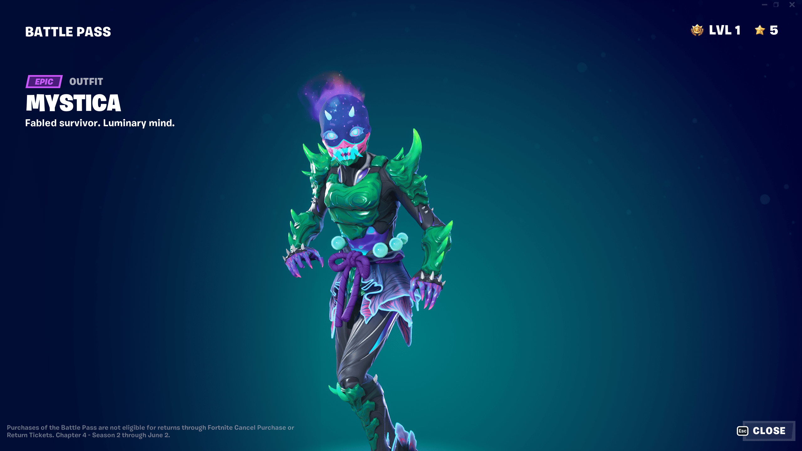 Mystica Fortnite Capítulo 4 Temporada 2 Mystica Fortnite Capítulo 4 Temporada 2