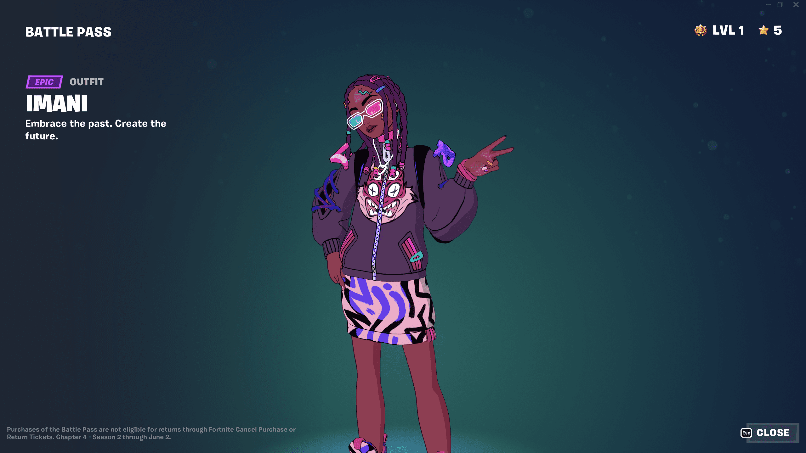 Imani Fortnite Capítulo 4 Temporada 2 Imani Fortnite Capítulo 4 Temporada 2