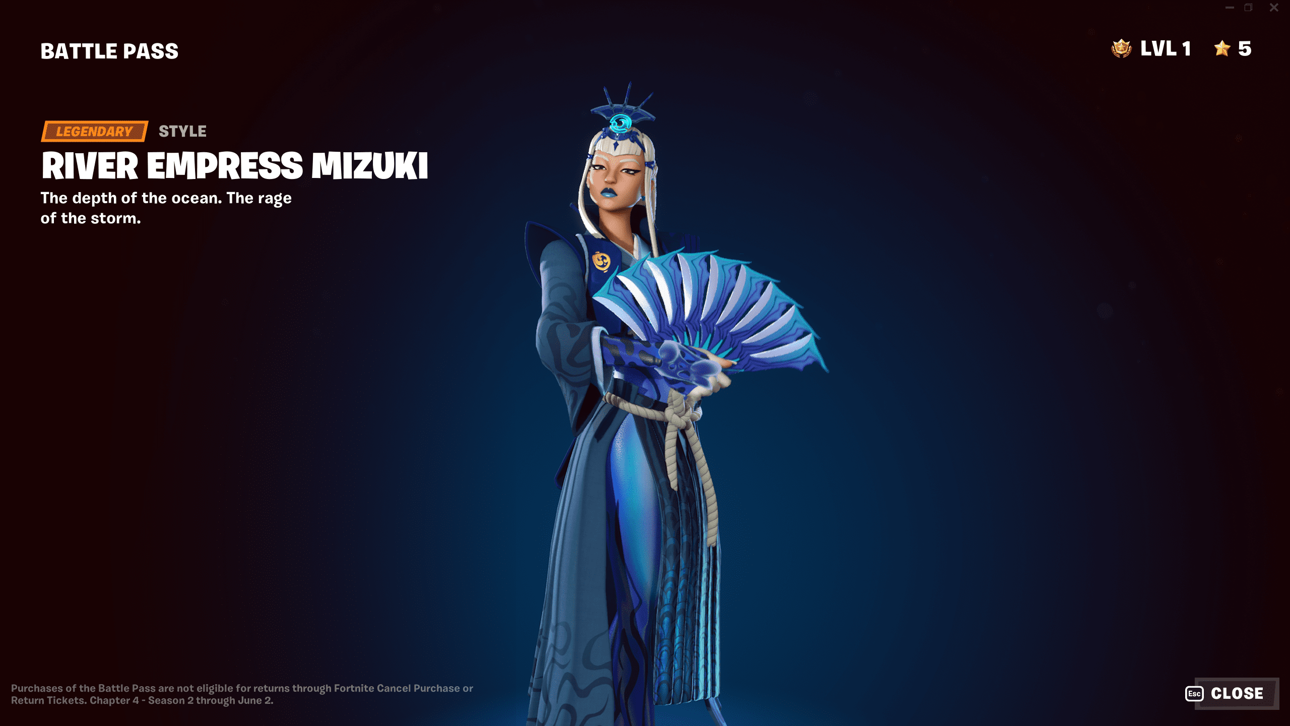 Mizuki Fortnite Capítulo 4 Temporada 2 Mizuki Fortnite Capítulo 4 Temporada 2
