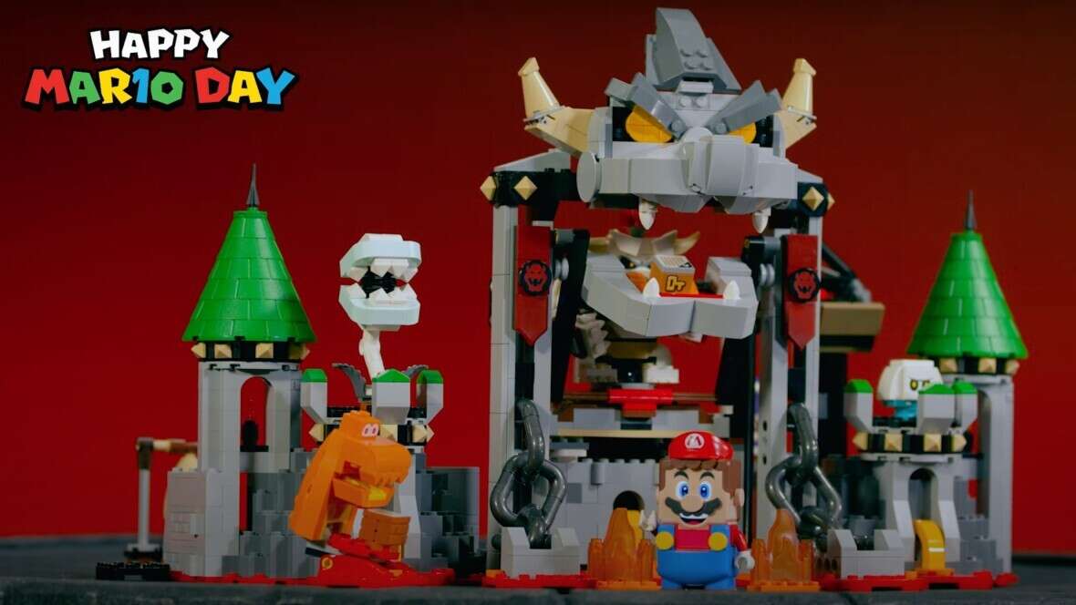 Conjunto de expansão Lego Dry Bowser Castle revelado no Mario Day