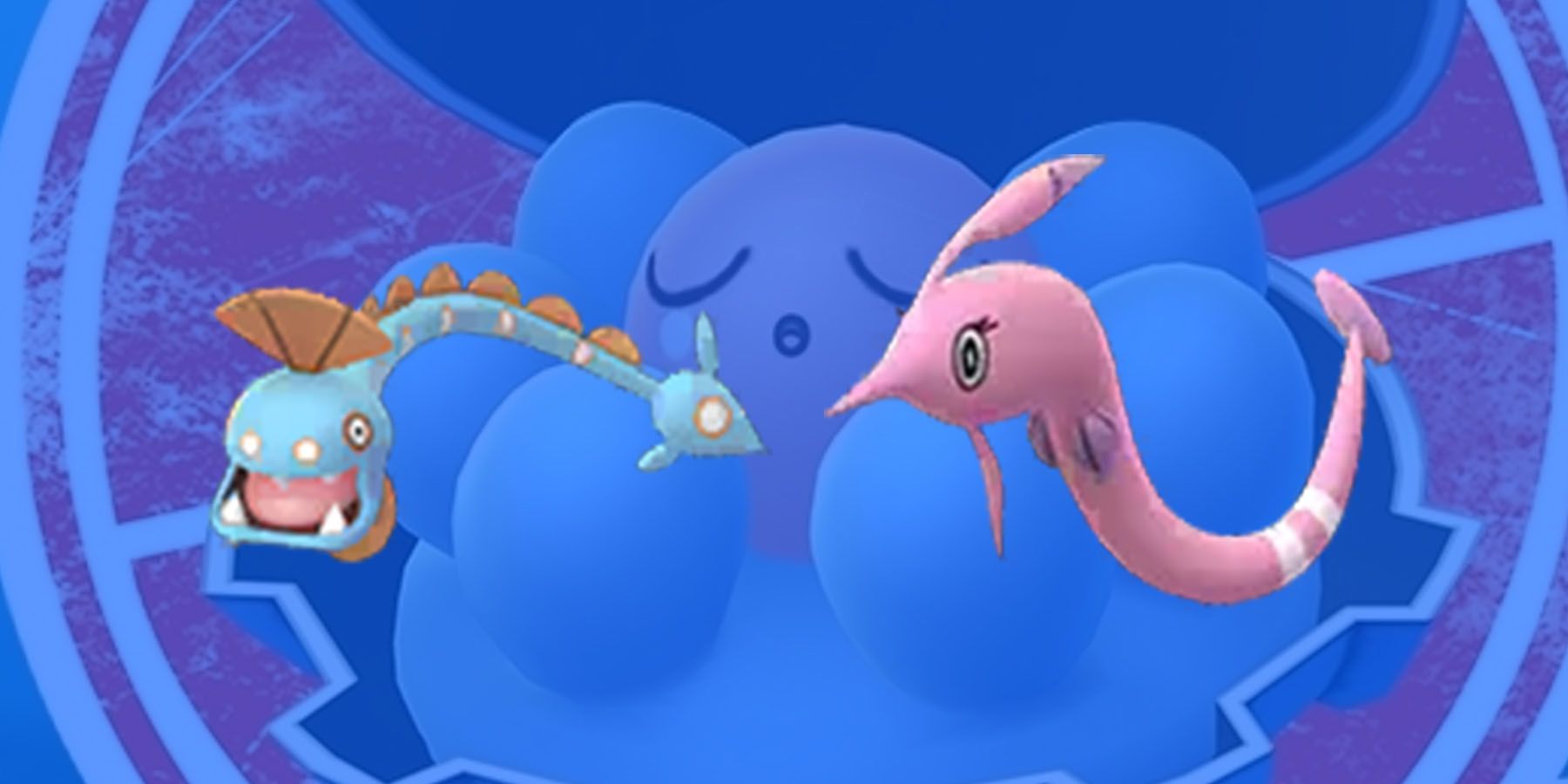 Gorebyss contra Huntail em Pokémon GO