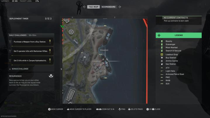 Naufrágio em Warzone 2.0.