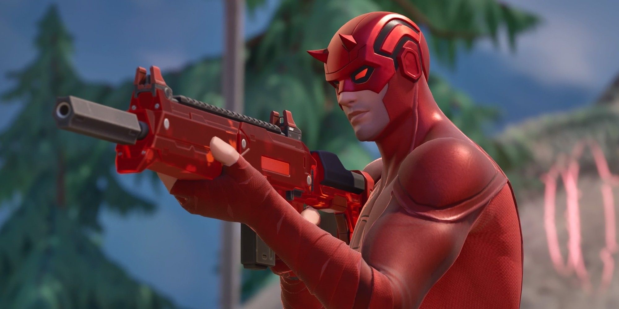 fortnite temerário segurando o rifle de assalto havoc suprimido